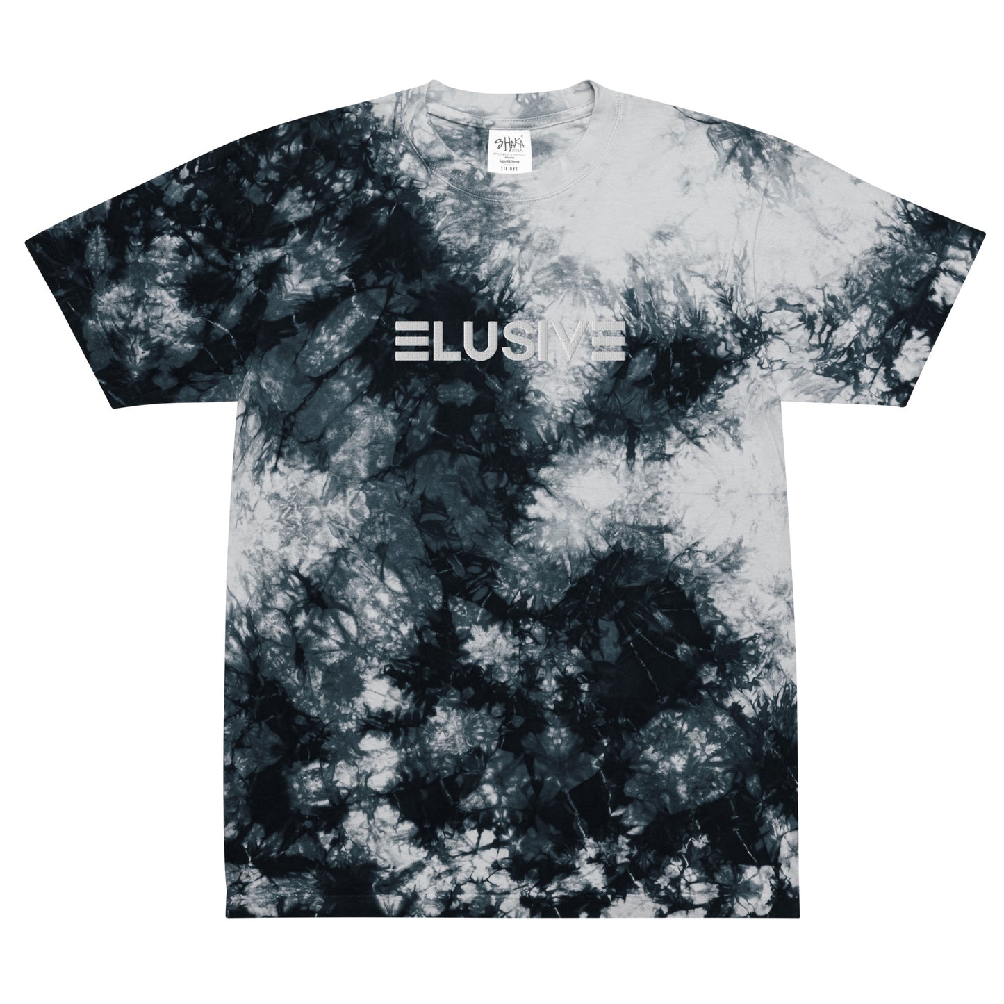 Oversized Elusive stitched tie-dye t-shirt