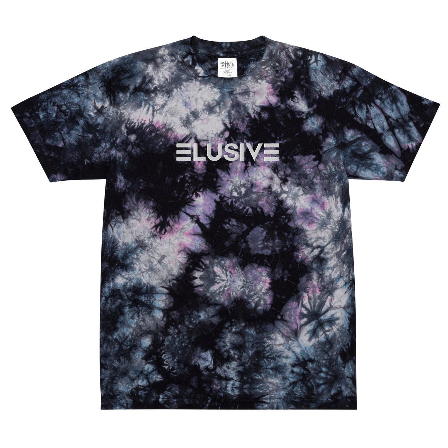 Oversized Elusive stitched tie-dye t-shirt